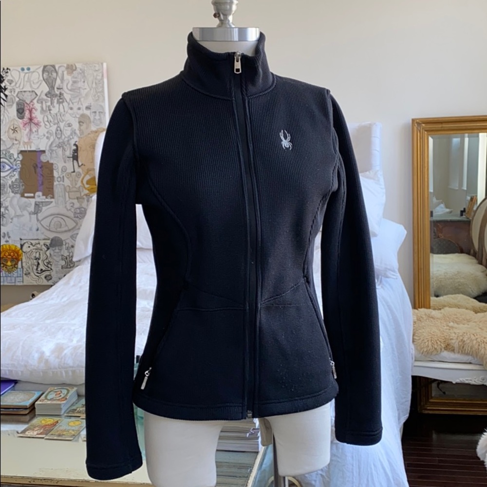 Spider women’s zip up sweater